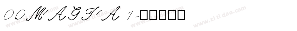 00MAGIA 1字体转换